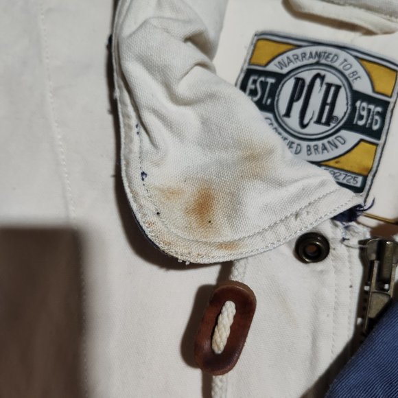 Vintage Pacific Coast Highway Heavy Mens Coat Large - Picture 3 of 4